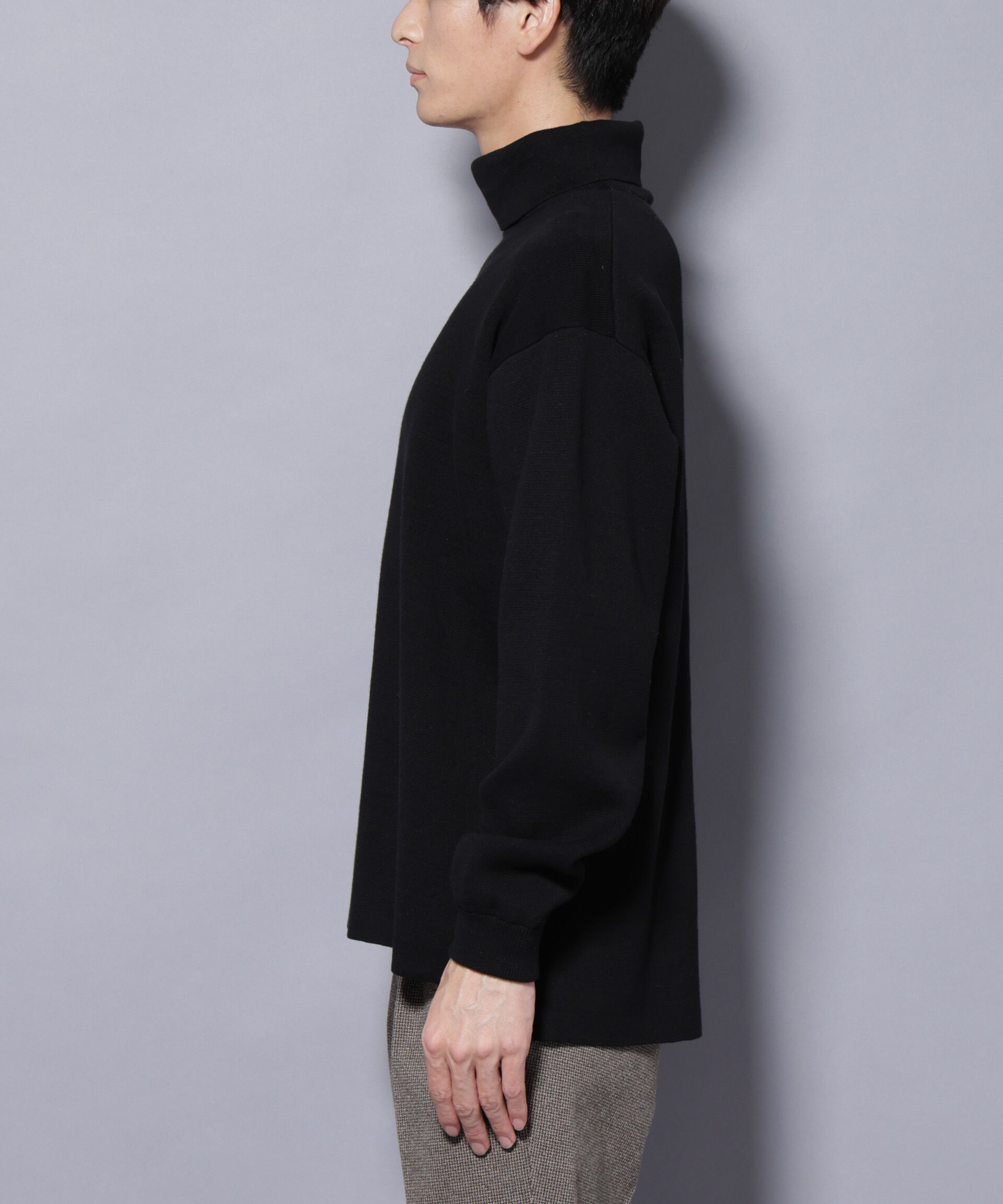 nano･universe「ミラノリブ ワイドタートルネックニット」|ニット・セーター|