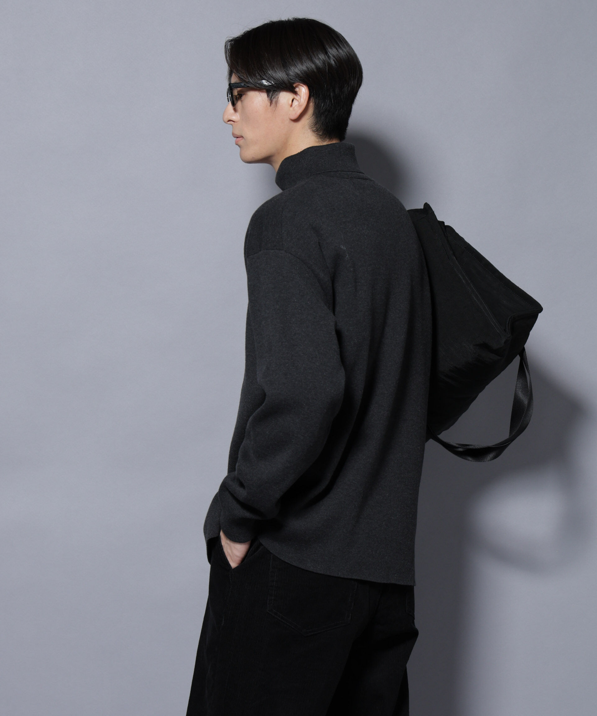 nano･universe「ミラノリブ ワイドタートルネックニット」|ニット・セーター|