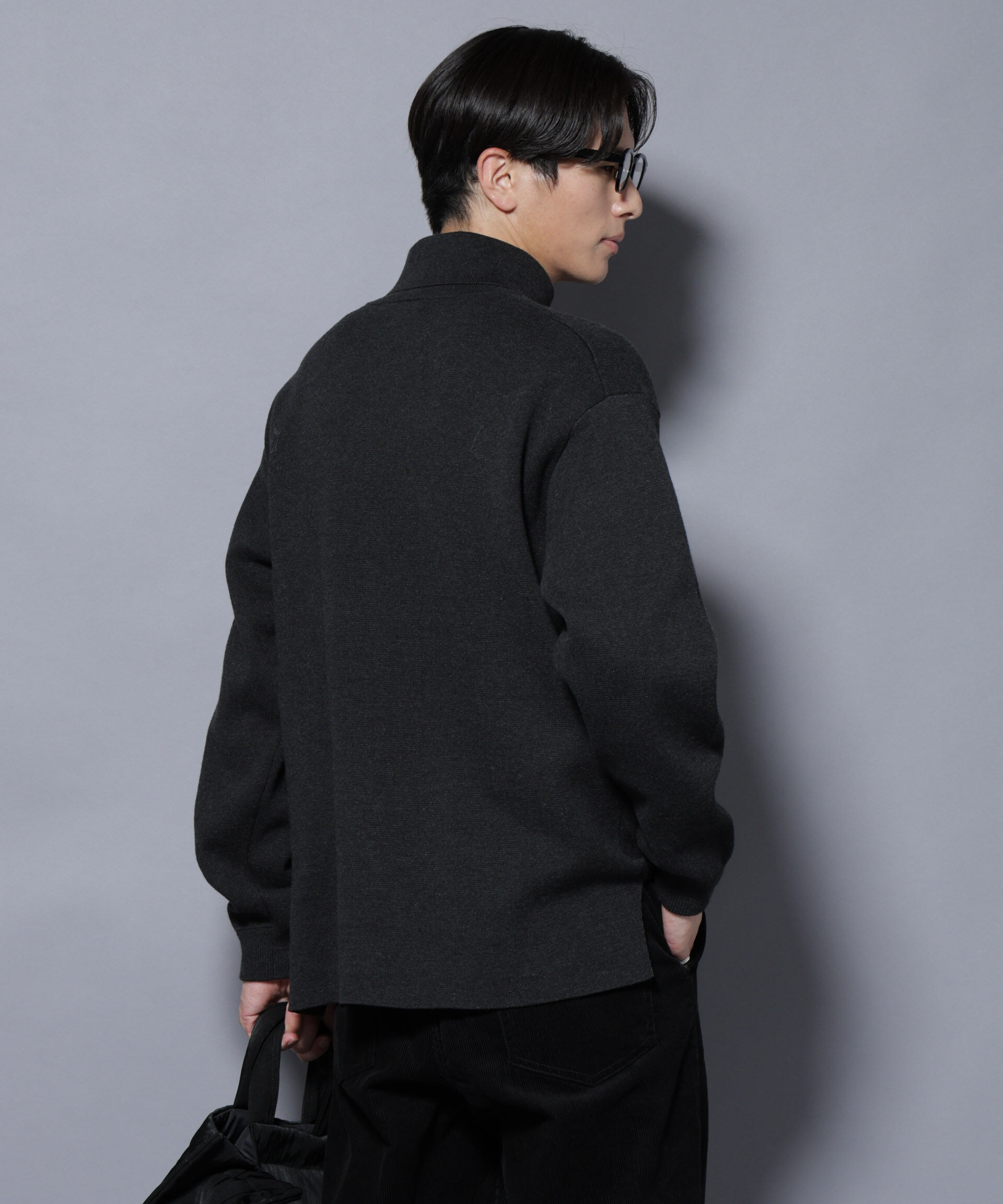 nano･universe「ミラノリブ ワイドタートルネックニット」|ニット・セーター|