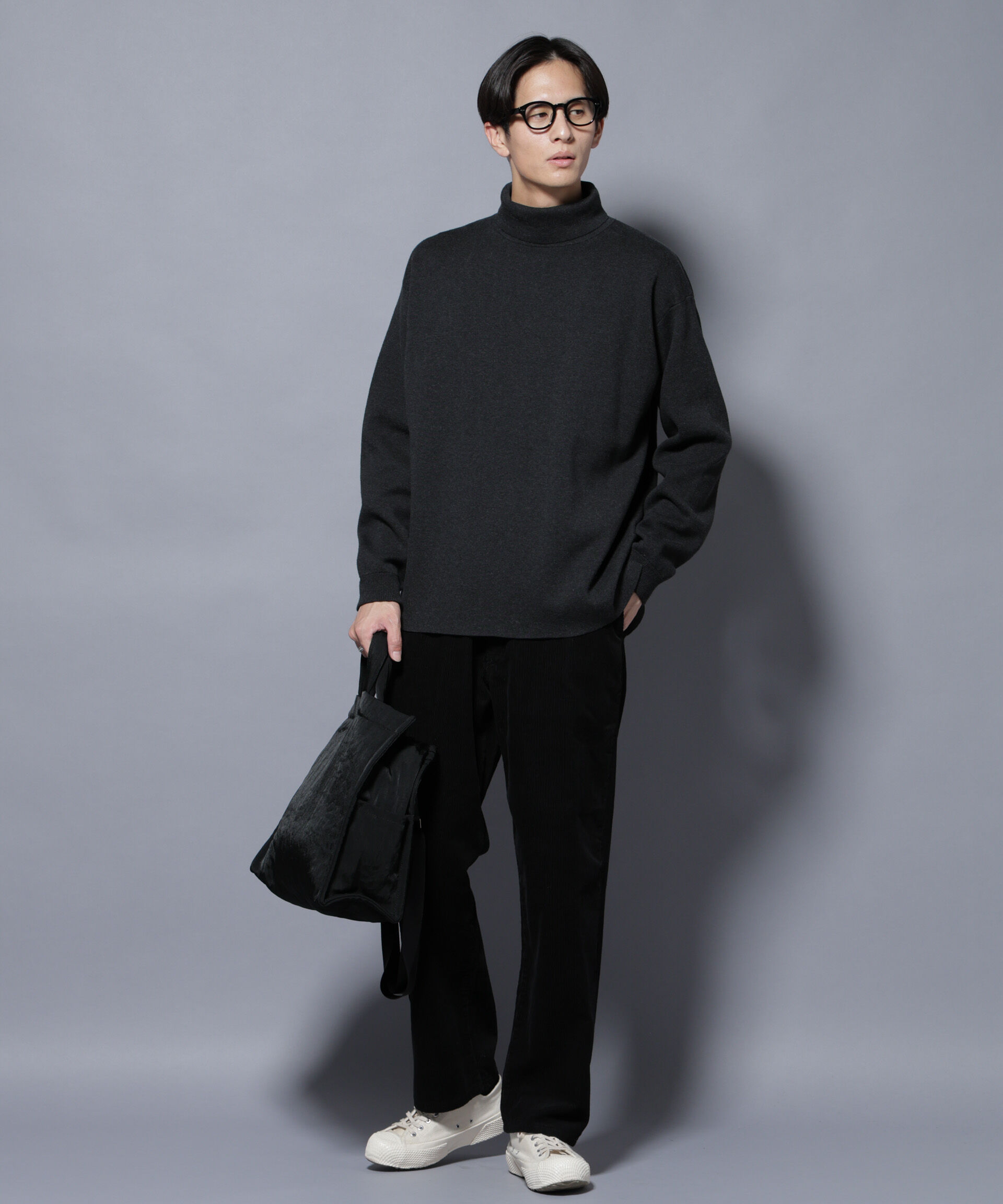 nano･universe「ミラノリブ ワイドタートルネックニット」|ニット・セーター|