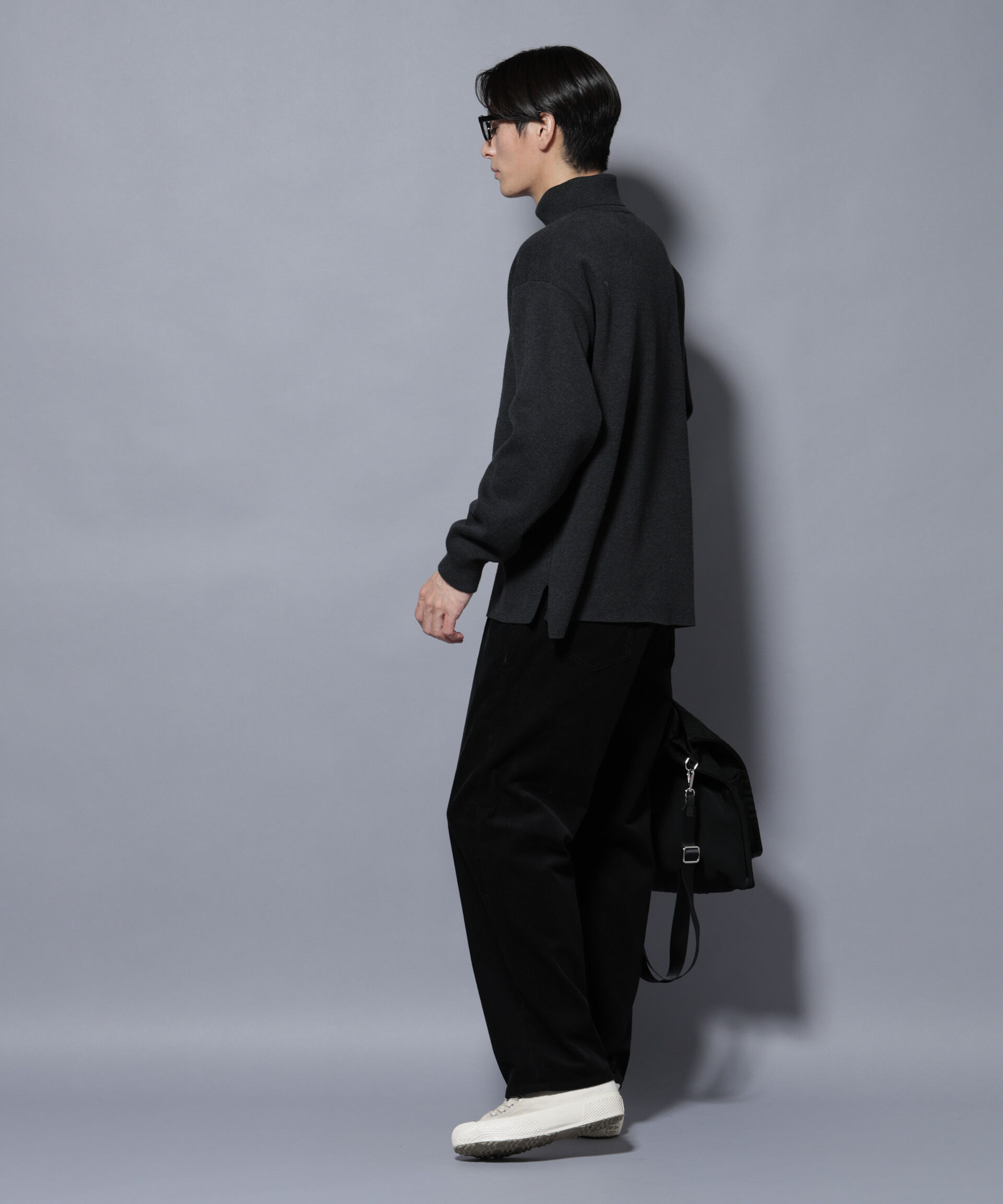 nano･universe「ミラノリブ ワイドタートルネックニット」|ニット・セーター|