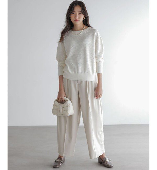 組曲「【加藤ローサさん着用】ハンサムツイルカーヴィーパンツ」|その他|