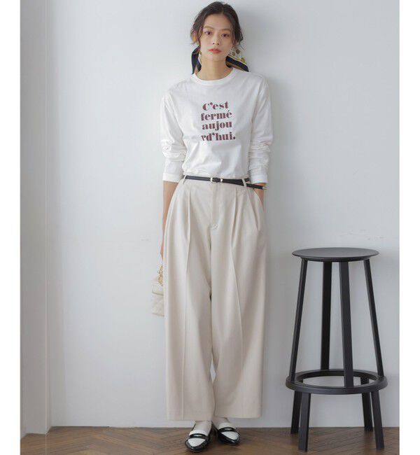 組曲「【加藤ローサさん着用】ハンサムツイルカーヴィーパンツ」|その他|