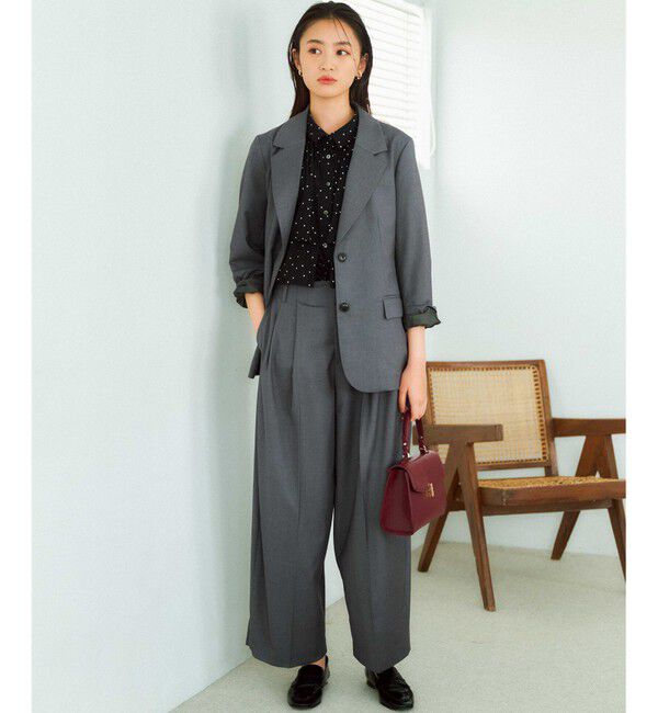 組曲「【加藤ローサさん着用】ハンサムツイルカーヴィーパンツ」|その他|