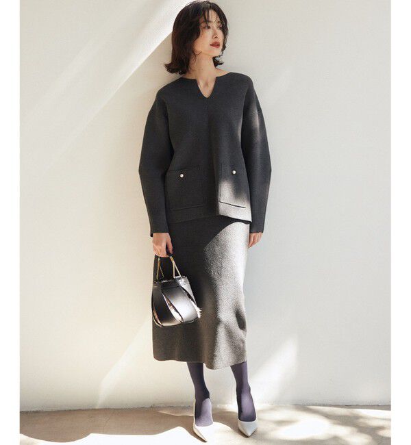 組曲「【加藤ローサさん着用】スムースストレッチニットアップ」|スーツ|