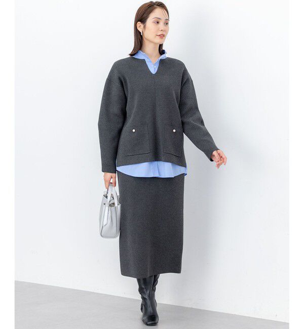 組曲「【加藤ローサさん着用】スムースストレッチニットアップ」|スーツ|