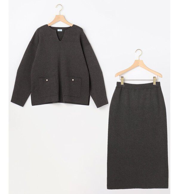 組曲「【加藤ローサさん着用】スムースストレッチニットアップ」|スーツ|