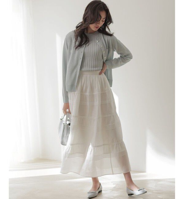 組曲「ライトラメニット アンサンブル」|カーディガン|