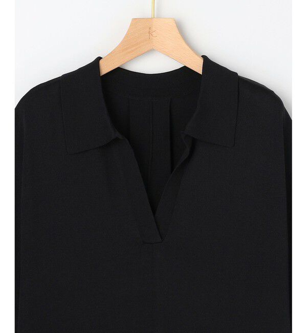 組曲「クリアストレッチスキッパーニット ワンピース」|ワンピース|