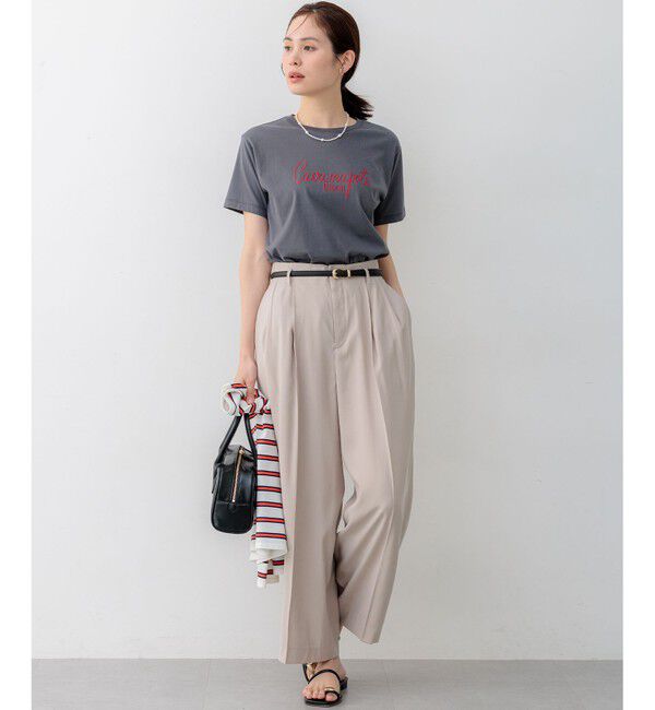 組曲「ロゴ刺繍 Ｔシャツ」|Tシャツ・カットソー|