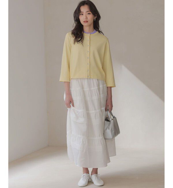 組曲「【先行予約】マイラックカラー 6分袖 ニット」|ニット・セーター|