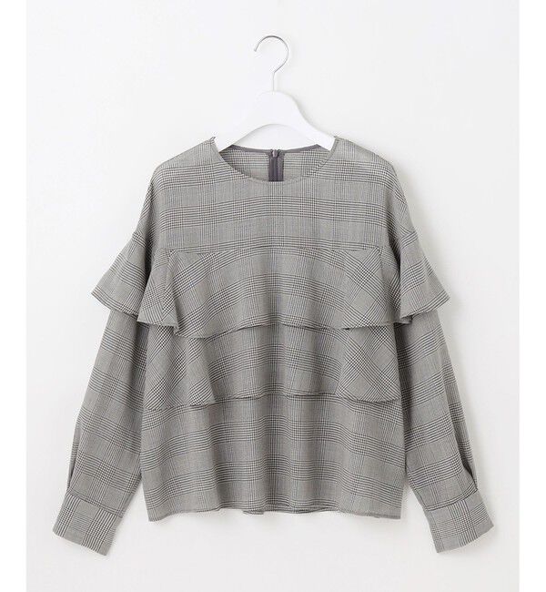 自由区「【カタログ掲載】TWハイツイストビエラフリル ブラウス」|シャツ・ブラウス|