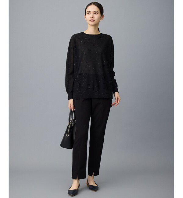 自由区「ファインゲージスパングルプルオーバー ニット」|ニット・セーター|