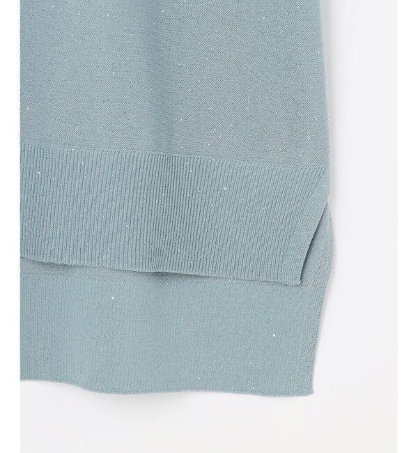 自由区「ファインゲージスパングルプルオーバー ニット」|ニット・セーター|