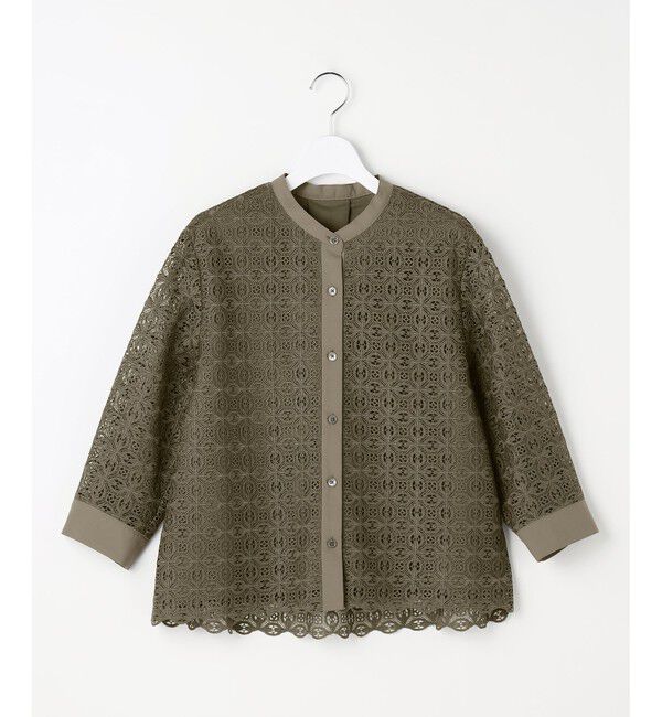 自由区「ジオメトリックレース ブラウス」|シャツ・ブラウス|