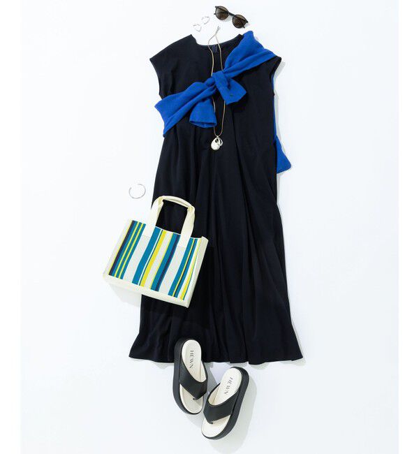 23区「【WEB限定カラーあり/洗える】LIBECO バンドカラー ビッグシルエット シャツ」|シャツ・ブラウス|