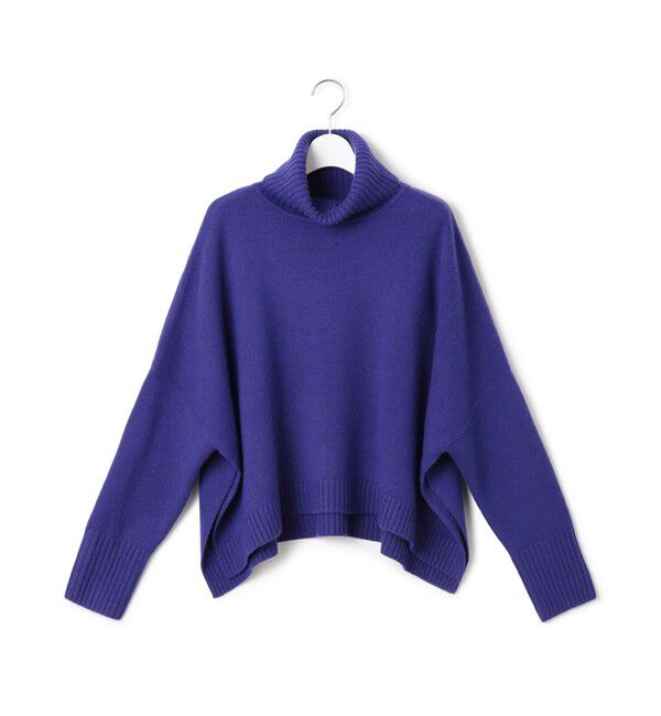 23区「【洗える】ウールカシミヤ ニットポンチョ」|ニット・セーター|