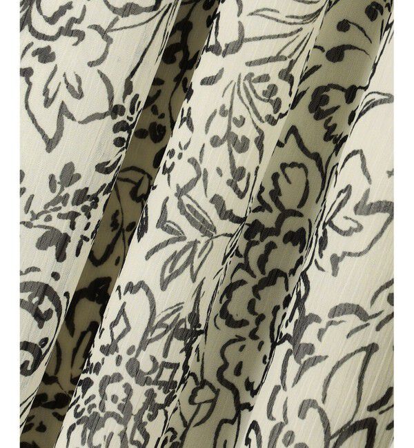 23区「【洗える】アンティークフラワープリント ワンピース」|ワンピース|