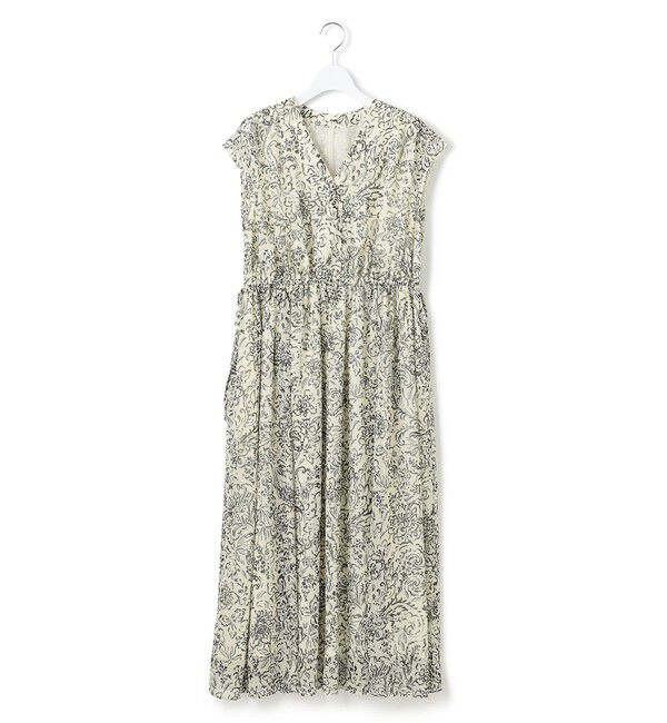 23区「【洗える】アンティークフラワープリント ワンピース」|ワンピース|