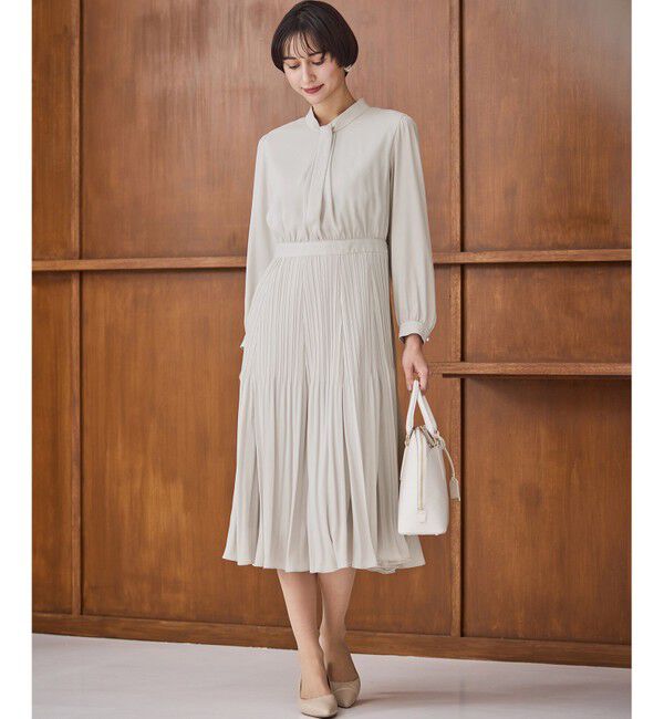 23区「【洗える】クリスタルアムンゼン ウエスト切り替え ワンピース」|ワンピース|