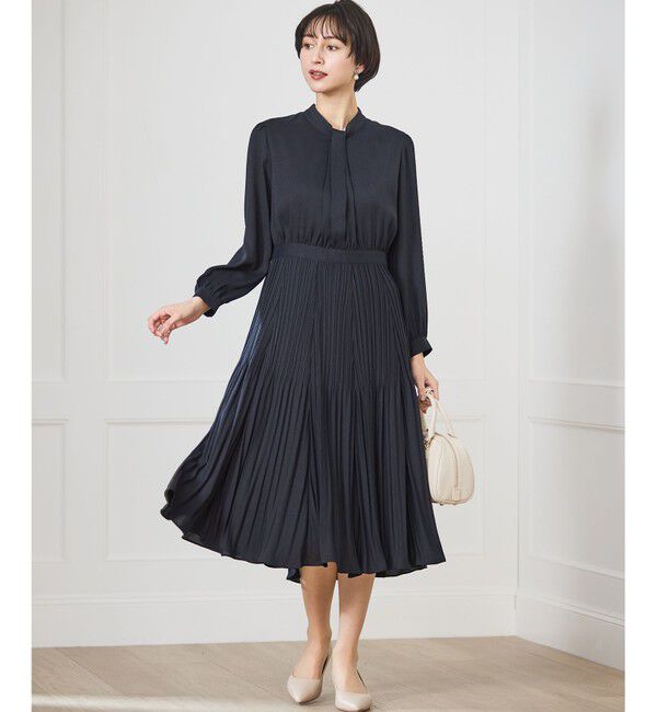 23区「【洗える】クリスタルアムンゼン ウエスト切り替え ワンピース」|ワンピース|