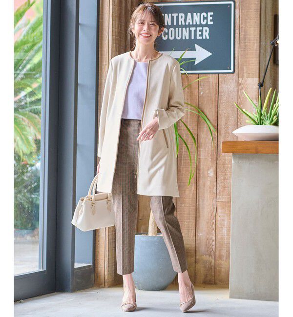 ANY SIS「【大人百花掲載 ヨンアさん着用】シリーズ累計7万本突破！サーモ2WAYストレッチ テーパードパンツ」|その他|