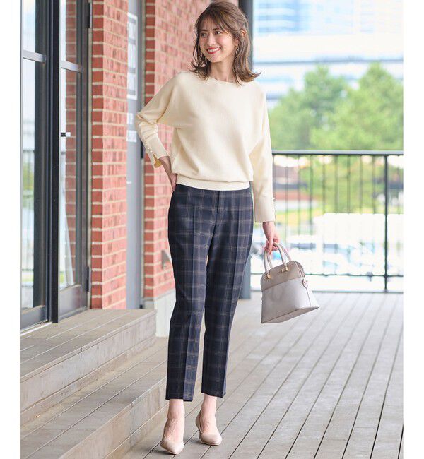 ANY SIS「【大人百花掲載 ヨンアさん着用】シリーズ累計7万本突破！サーモ2WAYストレッチ テーパードパンツ」|その他|