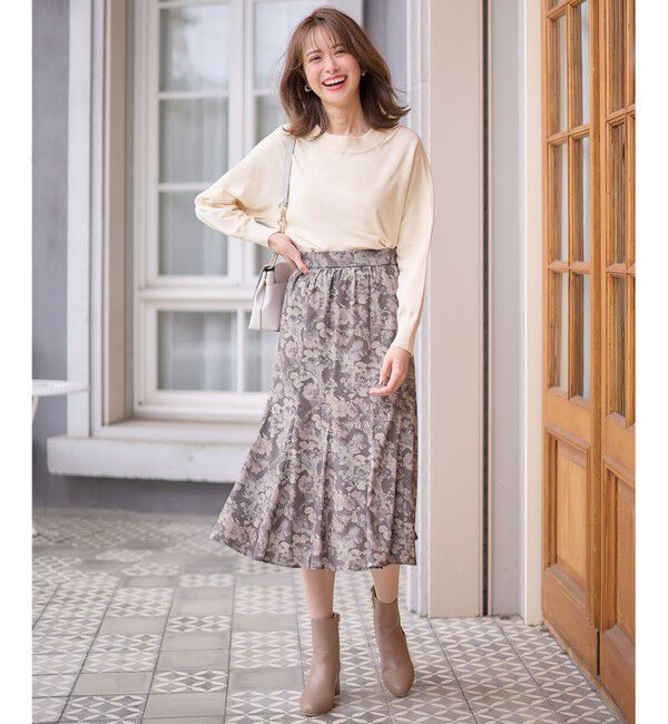 any SiS「【CICA加工】ケーブルリブ ニット」|ニット・セーター|