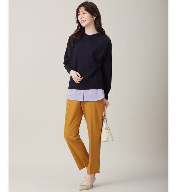 any SiS「【CICA加工】ケーブルリブ ニット」|ニット・セーター|