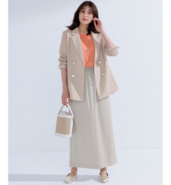 ANY SIS「【吸水速乾・洗える】シアーメッシュ ジャケット」|テーラードジャケット|