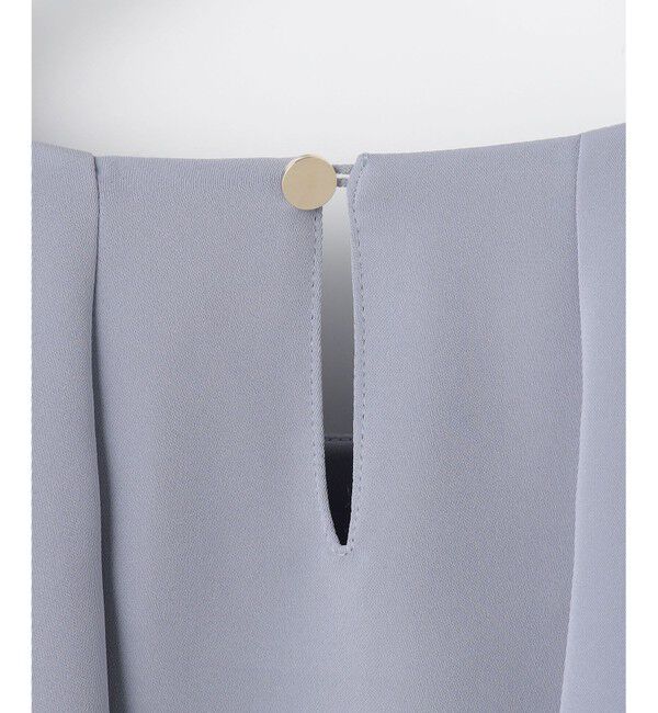 ANY SIS「【接触冷感・吸水速乾・UVカット】サラキレイ フリル ブラウス」|シャツ・ブラウス|