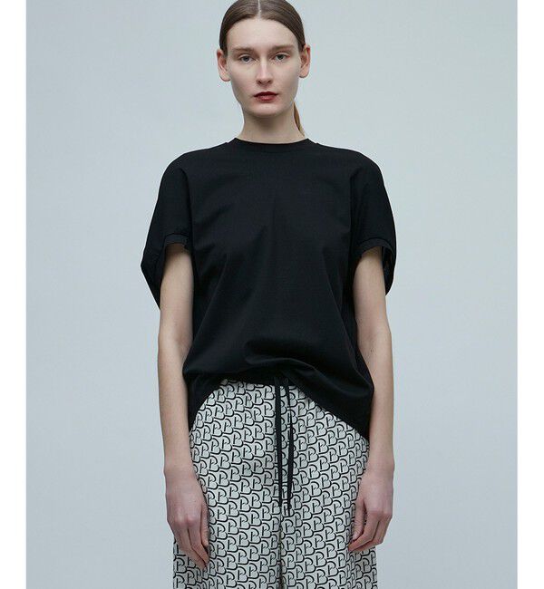 BEIGE,「MOULINS / デザイントップス」|Tシャツ・カットソー|Black