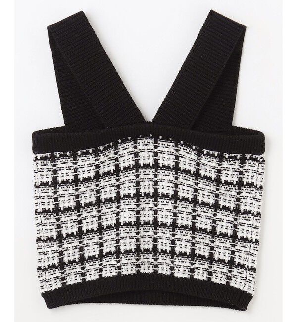 Diagram「チェックニットビスチェ」|カーディガン|