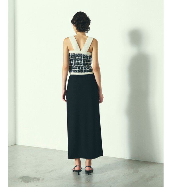 Diagram「チェックニットビスチェ」|カーディガン|