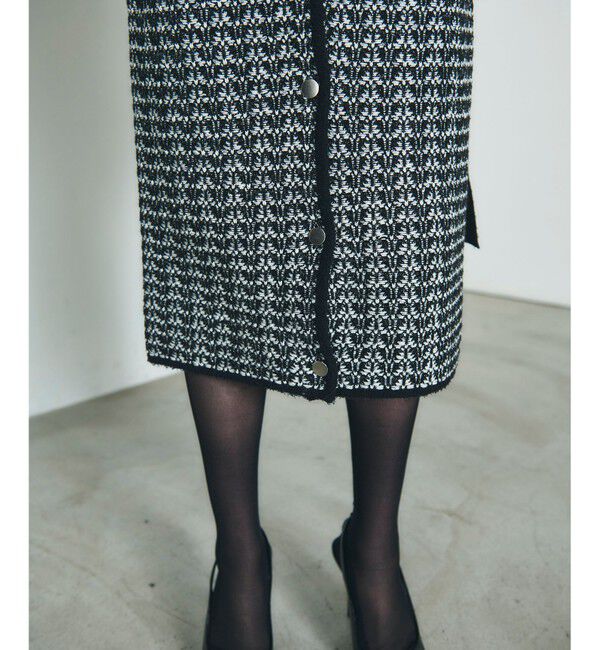 Diagram「バイカラージャガードニットワンピース」|ワンピース|