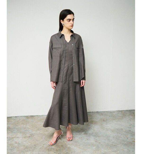 Grace Class「トリアセリネンフレアマキシ」|ワンピース|