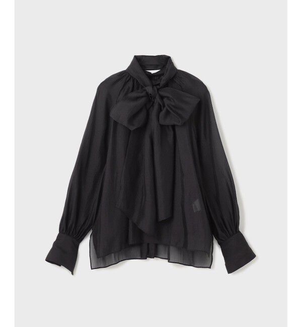 GRACE CONTINENTAL「シアーボウタイブラウス」|シャツ・ブラウス|