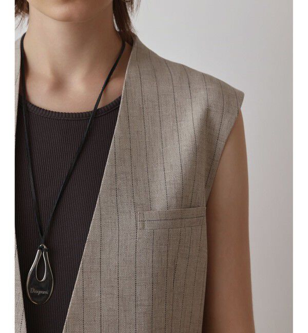 Diagram「ストライプノーカラージレ」|ベスト・ジレ|