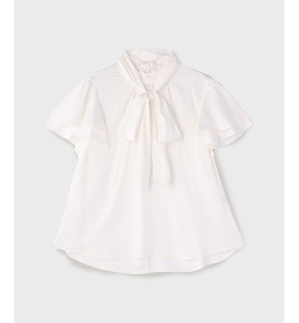 GRACE CONTINENTAL「フリルボウタイブラウス」|シャツ・ブラウス|