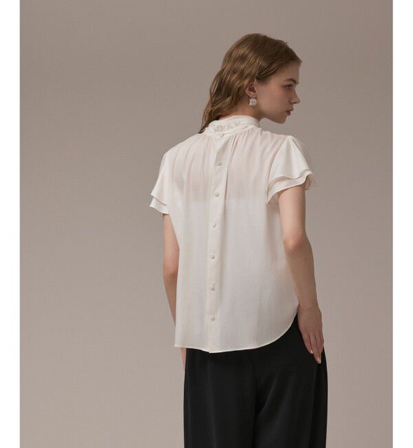 GRACE CONTINENTAL「フリルボウタイブラウス」|シャツ・ブラウス|