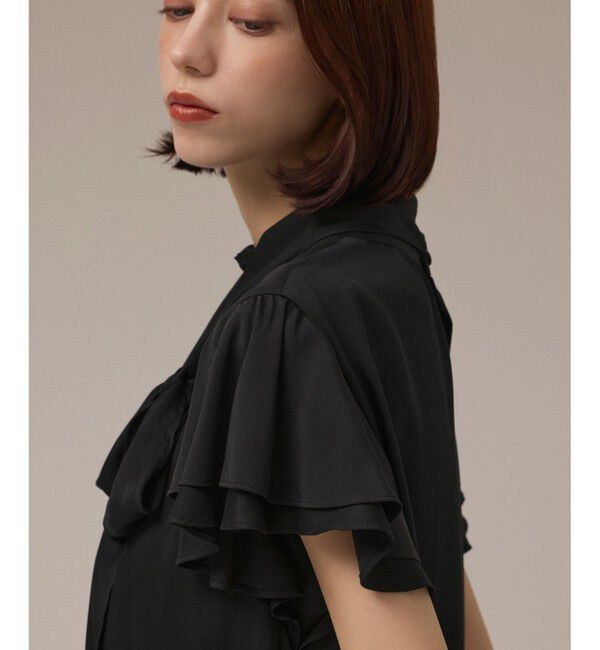 GRACE CONTINENTAL「フリルボウタイブラウス」|シャツ・ブラウス|