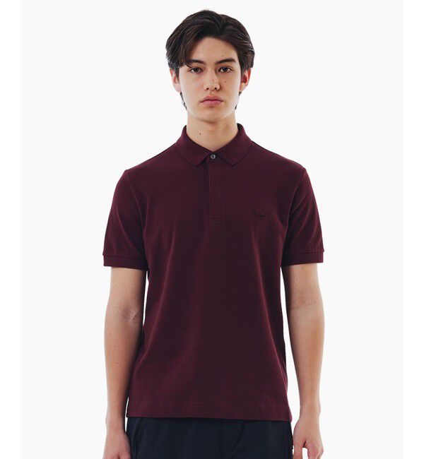 LACOSTE「『Le Paris Polo』レギュラーフィット　パリポロ 比翼ポロシャツ」|ポロシャツ|モカ