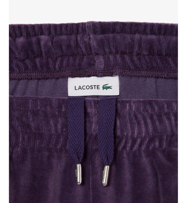 LACOSTE「ベロアタッチパイピングトラックパンツ」|その他|
