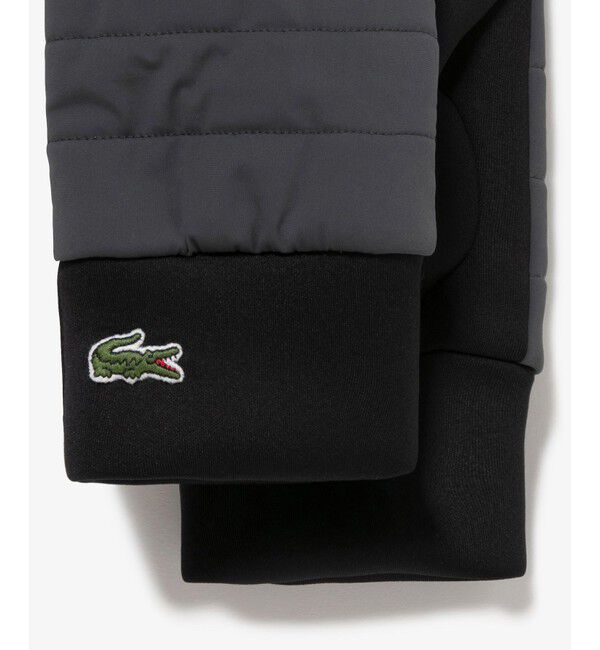 LACOSTE「ナイロン&times;ダンボールニットコンビグローブ」|手袋|