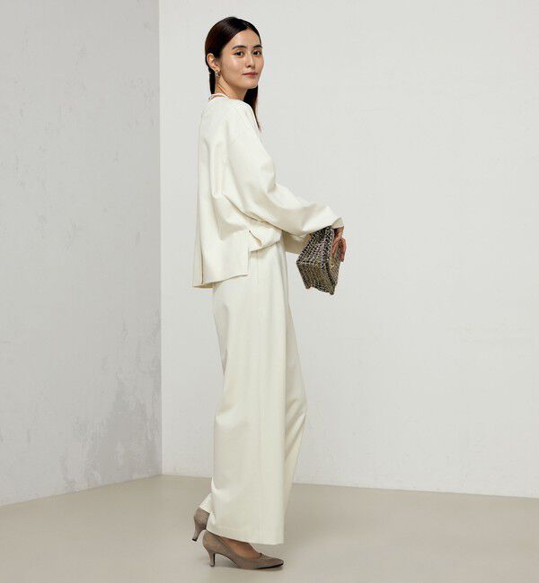 NOLLEY'S「《セットアップ対応》ウォッシャブル両面起毛イージーワイドパンツ」|その他|