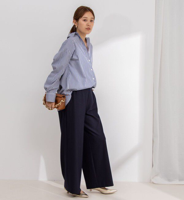 NOLLEY'S「《セットアップ対応》ウォッシャブル両面起毛イージーワイドパンツ」|その他|