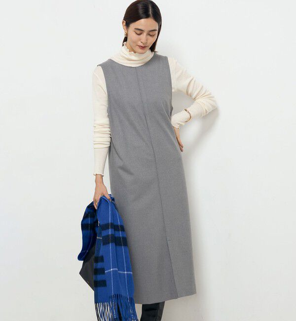 NOLLEY'S「《セットアップ対応》ウォッシャブル両面起毛2WAYワンピース」|ワンピース|