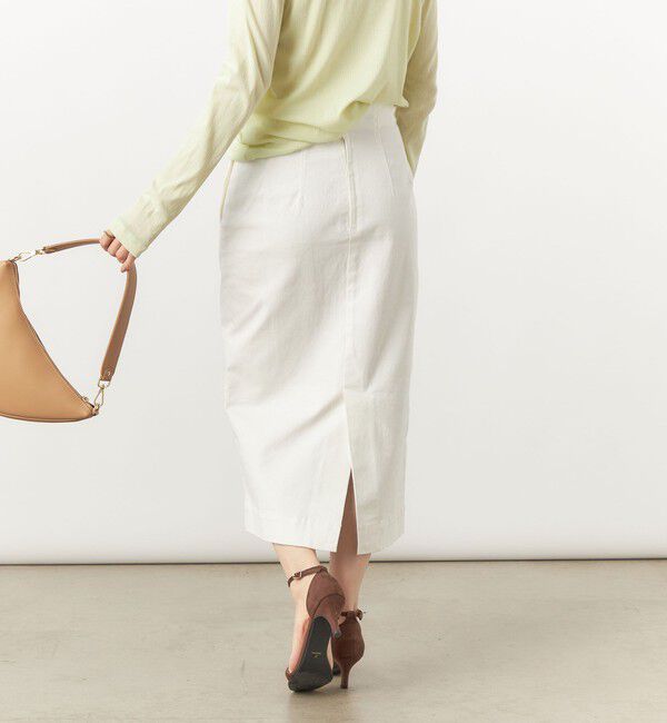 Rie Miller「【RM denim】スリットタイトデニムスカート」|タイト|