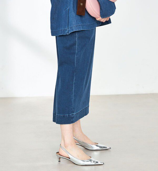 Rie Miller「【RM denim】スリットタイトデニムスカート」|タイト|