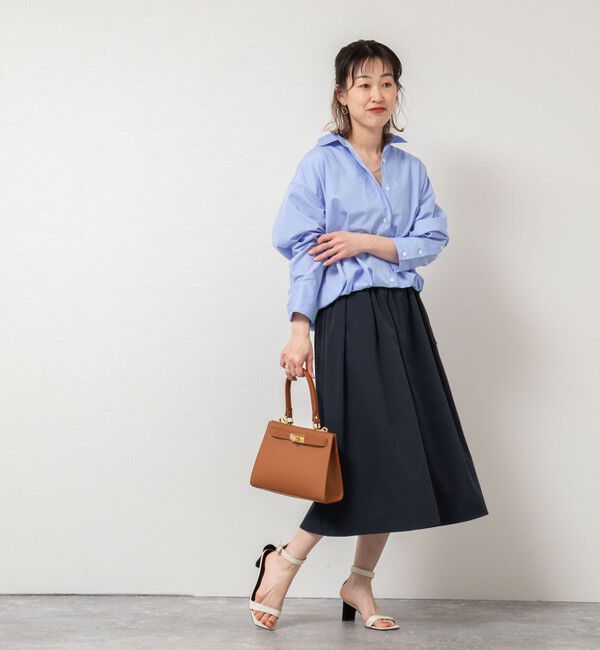 NOLLEY'S「ウォッシャブルライトウェザータック&ギャザースカート」|スカート|